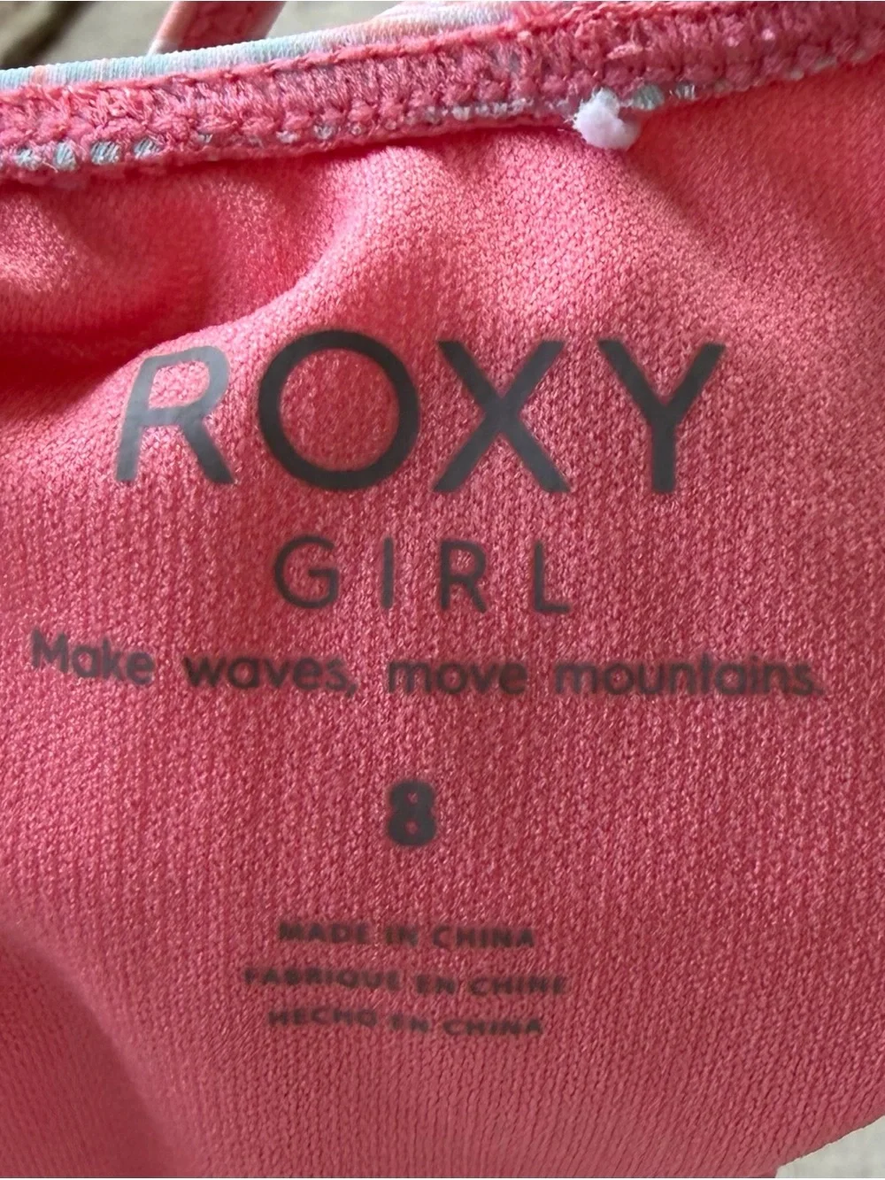 •Roxy Girl• Tropical Floral One-Piece Swimsuit – Size 8